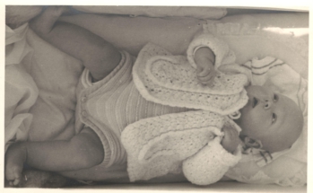Reijer 4 maanden oud in mei 1955